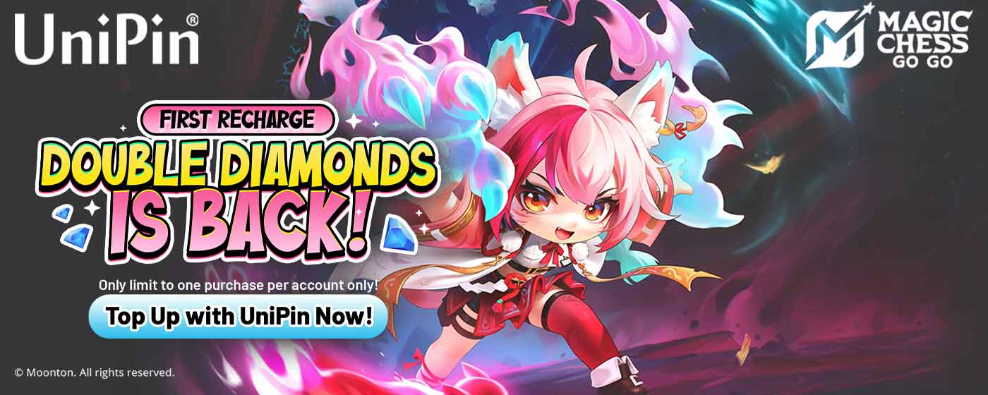 First Recharge Double Diamonds Is Back on Magic Chess: Go Go! (MY)